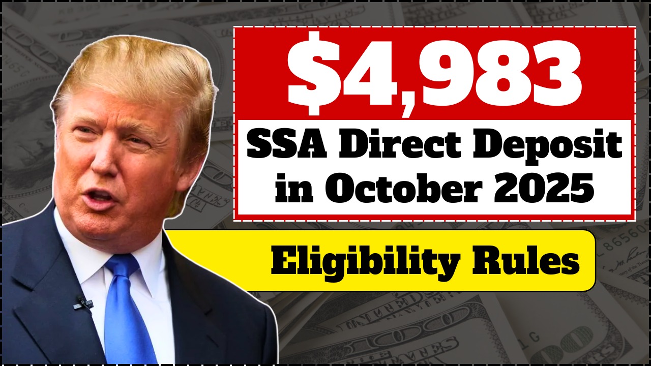 SSA $4,983 Direct Deposit Coming in October 2025